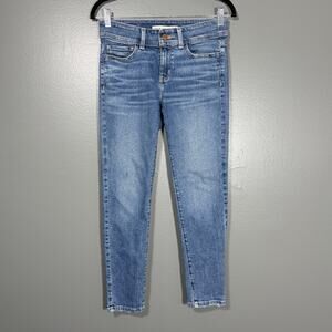 BKE Women's Audrey Slim Fit Mid Rise Ankle Skinny Jeans - Size 27 - Medium Wash